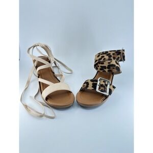Solely Jane Classic Comfort Base Size 8 Savannah Tiger & Miami Light Pink Tops
